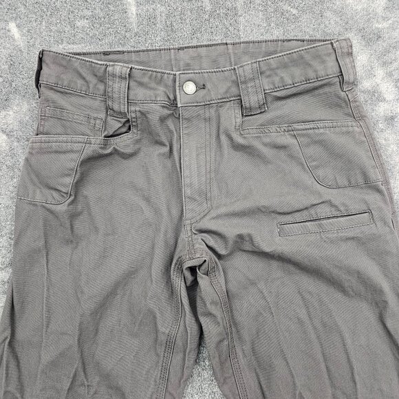 Noble Outfitters Flex Canvas Work Pant Mens 32x34 Asphalt flex straight leg - Picture 2 of 13